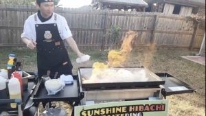 hibachi chef for a private party