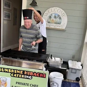 hibachi catering at home