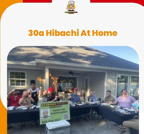 30A hibachi at home