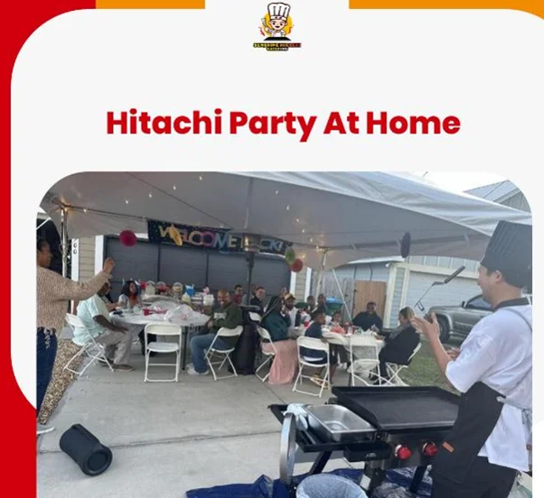 hibachi party at home