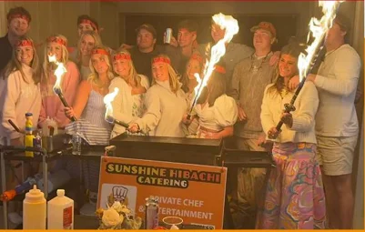 family hibachi party